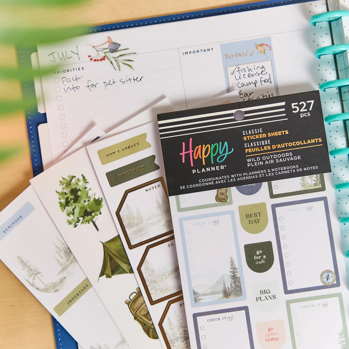 Happy Planner Wild Outdoors Classic Sticker Book