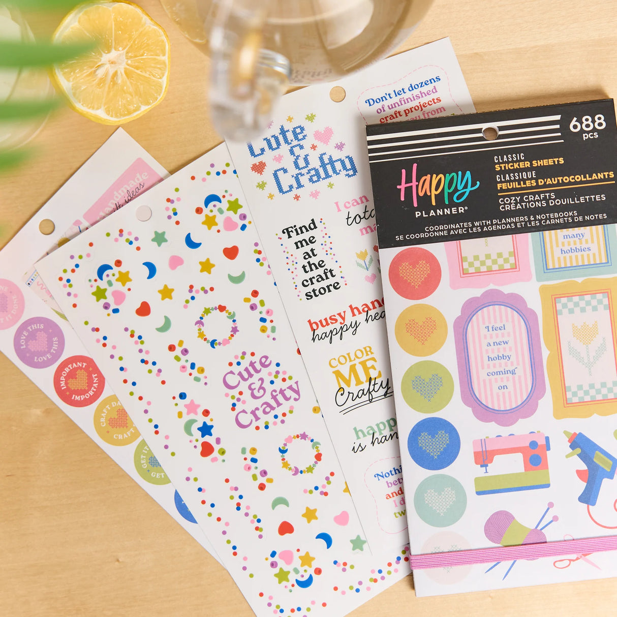 Happy Planner Cozy Crafts Classic Sticker Book