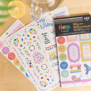Happy Planner Cozy Crafts Classic Sticker Book