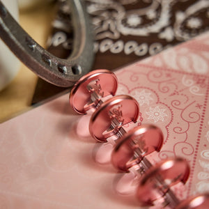 Happy Planner Coral Western Boot Medium Metal Disc Set
