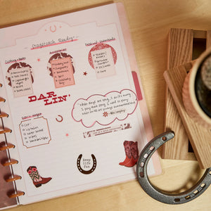 Happy Planner Western Bloom Big Notebook - Dotted Lined