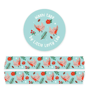 Snowy Robins Washi Tape