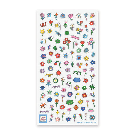 STICKII Fun Florals Sticker Sheet