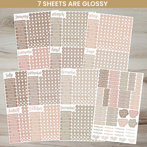 Date Day Months Stickers - Bloom Daily Planners