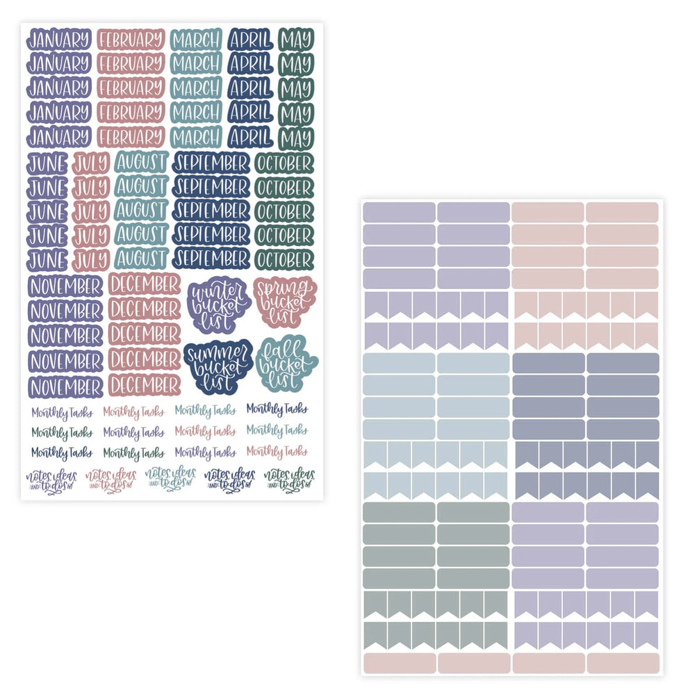 Date Day Months Stickers - Bloom Daily Planners