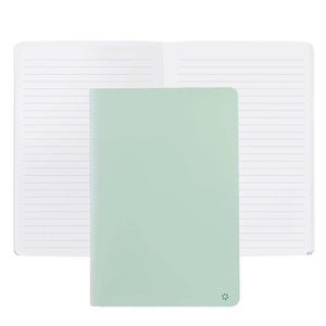 Erin Condren Pool Lined Petite Journal: Pool cover shown with an open lined spread