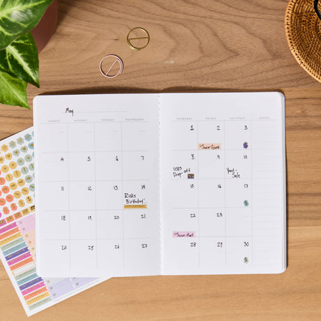Erin Condren Undated Weekly Petite Planner - Hexagon