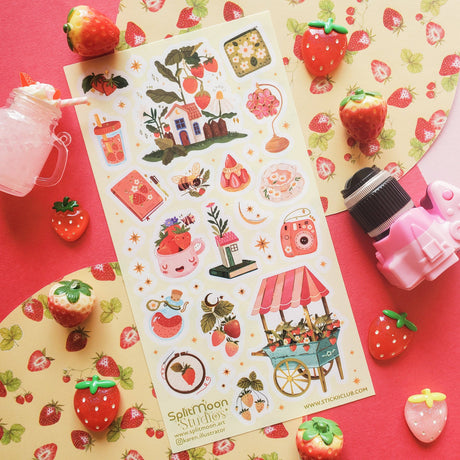 Berry Patch Cottage stickers by STICKII for planners and journals