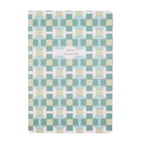 Erin Condren Meal Planner Petite Planner - Parquet Meal planner with geometric pattern on a white background