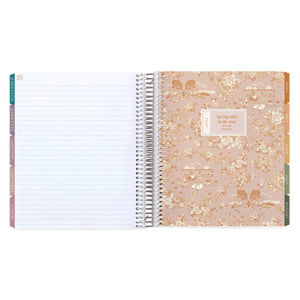 Erin Condren LifePlanner: Lined notes beside a monthly divider