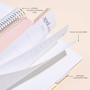 Erin Condren 7x9 Tulipscape Monthly Planner - 12-month Dated 2026 Jan - Dec