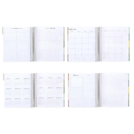 Erin Condren 7x9 Tulipscape Monthly Planner - 12-month Dated 2026 Jan - Dec