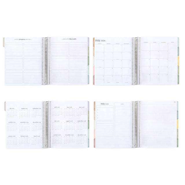 Erin Condren 7x9 Tulipscape Monthly Planner - 12-month Dated 2026 Jan - Dec
