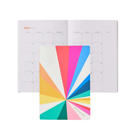 Erin Condren 2026–2027 Monthly Petite Planner: Legacy cover shown with an open monthly calendar