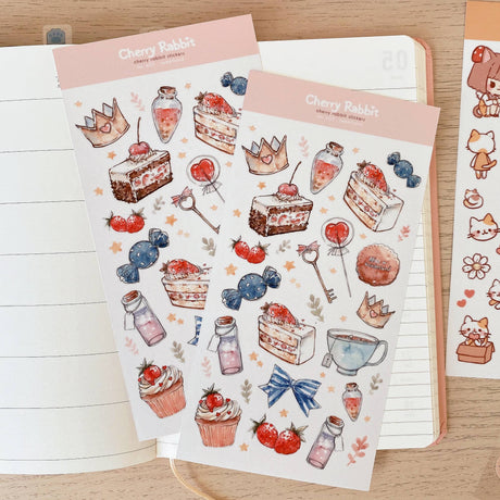 Sweetland Stickers by Cherry Rabbit