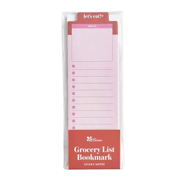 Erin Condren Grocery List Bookmark Sticky Notes