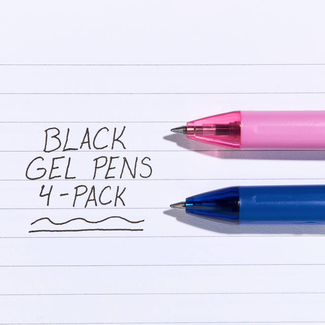 Erin Condren Black Gel Pens 4-Pack