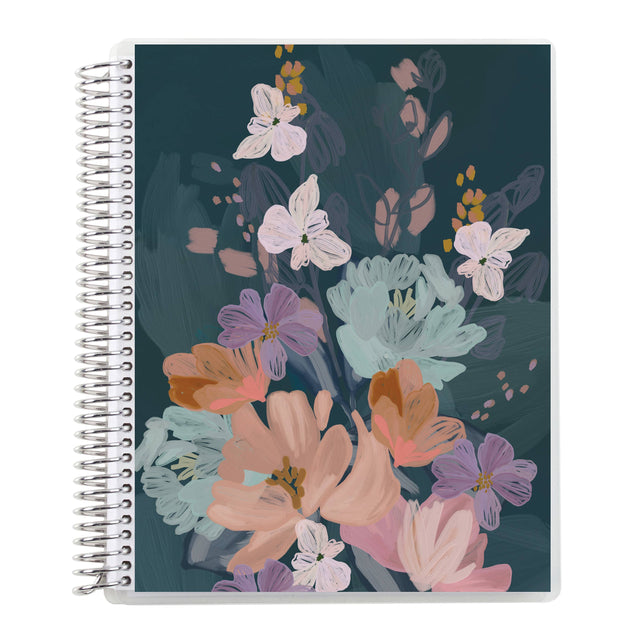 Erin Condren 7x9 Bold Blooms Coiled Notebook