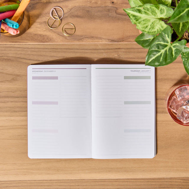 Erin Condren Q1 Daily Bouquet Petite Planner - Dated Jan 2026-Mar 2026