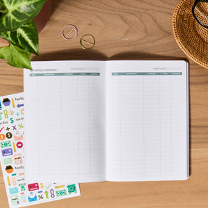 Erin Condren Budget Book Petite Planner - Minimal Hexagon