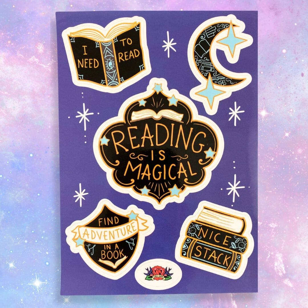 Reading Is Magical Sticker Sheet