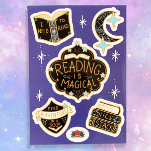Reading Is Magical Sticker Sheet