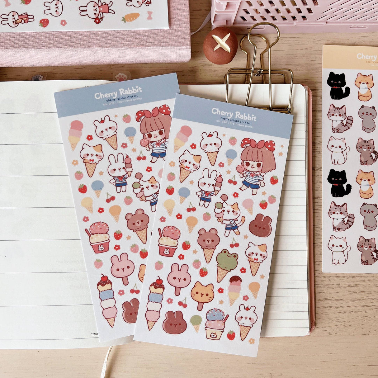 Ice-cream Washi Stickers by Cherry Rabbit