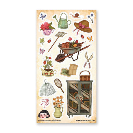 STICKII Cottage Garden Sticker Sheet