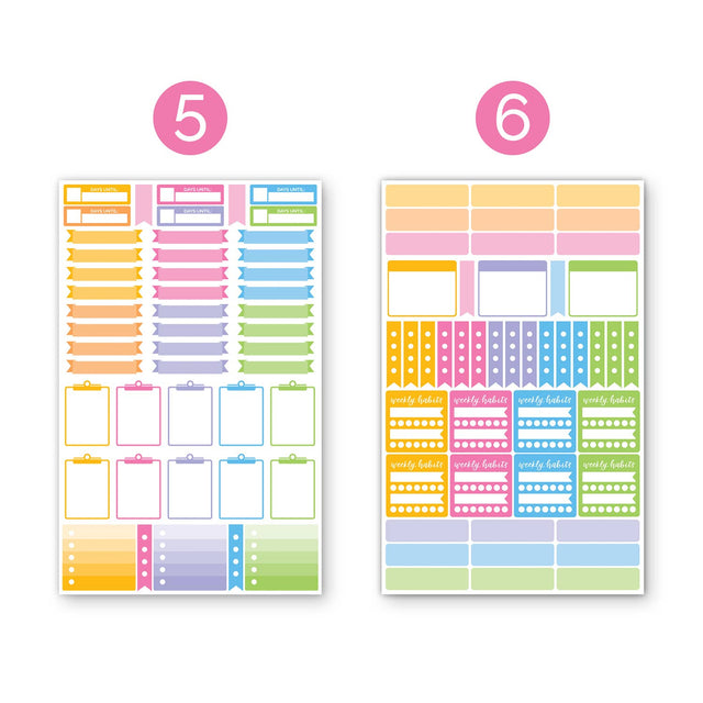 Colour Coding Stickers - Bloom Daily Planners