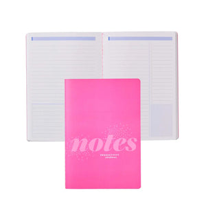 Erin Condren Pink Productivity Petite Notebook: Pink notes cover with open productivity pages