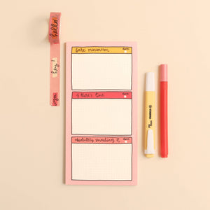 Magnetic To-Do List Notepad - Top Priorities