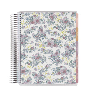 Erin Condren Toile 2027 Monthly Planner: Closed Toile planner showing its floral cover