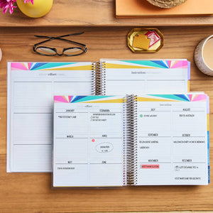 Erin Condren Petite Planner: Overview of calendar and productivity layouts