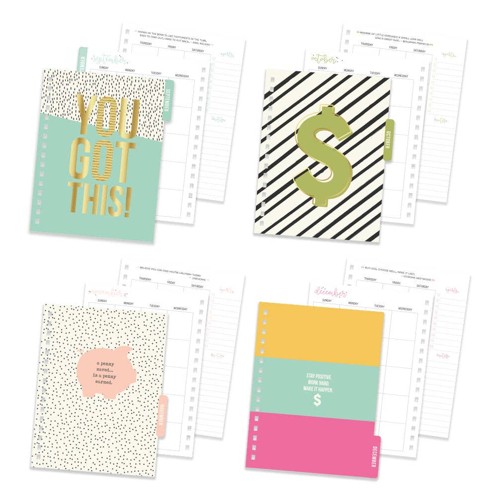 Carpe Diem Budget Planner Dividers