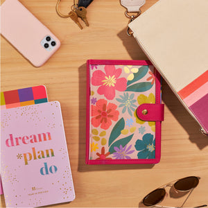 Erin Condren Fuschia Petite Planner Clear Folio