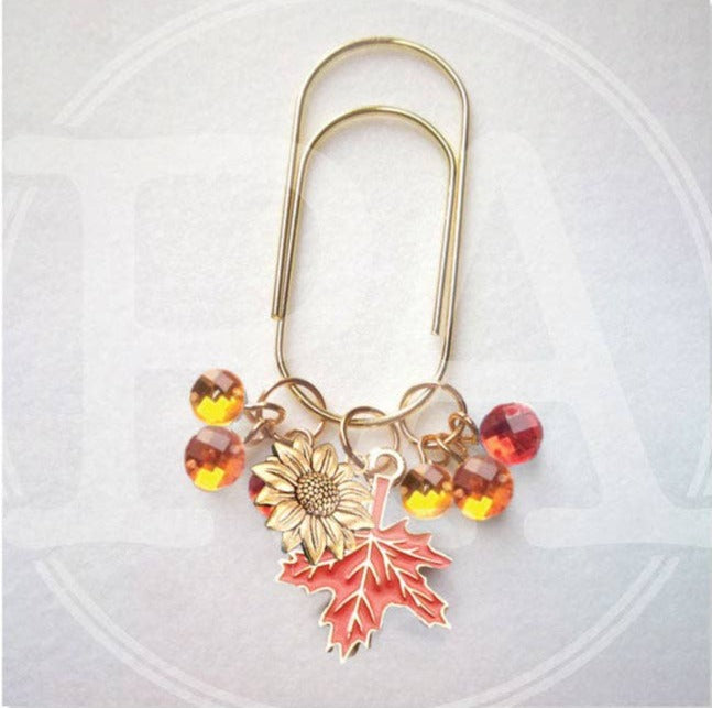 All for Autumn Charm Planner Clip