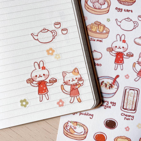 Yumcha Washi Stickers by Cherry Rabbit