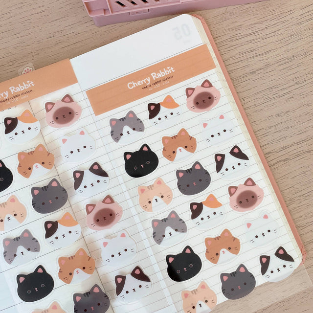 Cat Clear Stickers