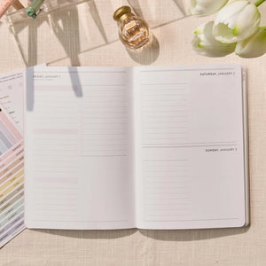 Erin Condren Petite Planner: Daily page with checklist and lined writing sections
