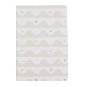 Erin Condren Productivity Petite Journal - Sandwave Notebook with mountain and star pattern on a white background