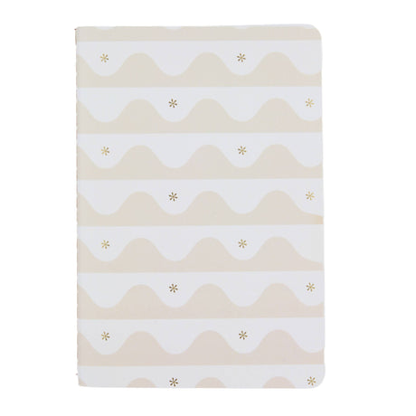 Erin Condren Productivity Petite Journal - Sandwave Notebook with mountain and star pattern on a white background