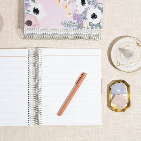 Erin Condren 7x9 Bouquet Daily Duo Planner - 12-month Dated 2026 Jan - Dec