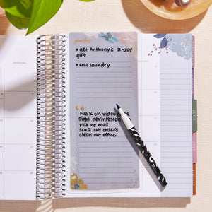 Erin Condren Bold Blooms To-Do List Dashboard - Snap-In