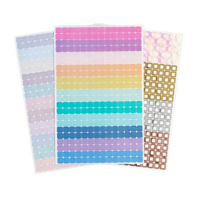 Erin Condren Multicoloured Transparent Squares Sticker Pack