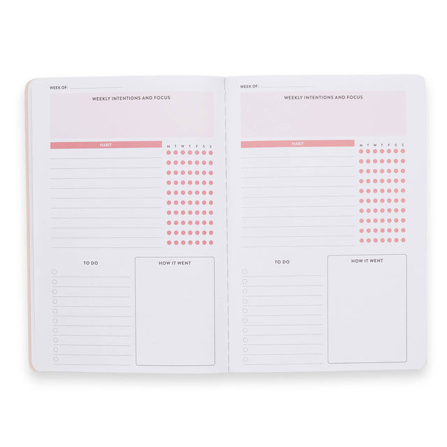 Erin Condren Habit Tracker Petite Planner - Colour Block Stripes