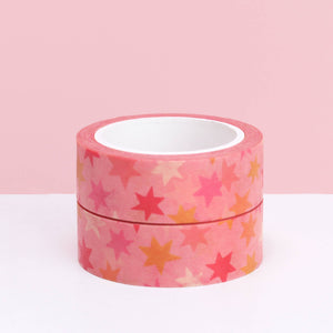 Washi Tape - Pink Stars