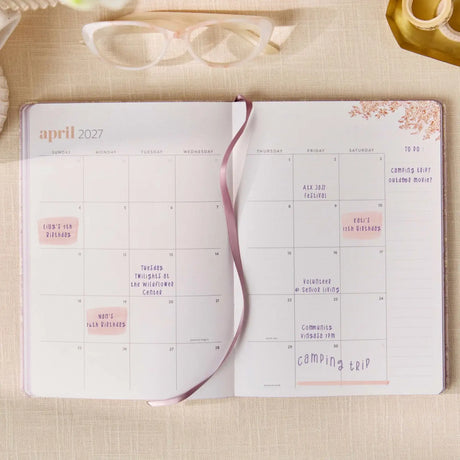 Erin Condren LifePlanner: Two-page monthly calendar spread