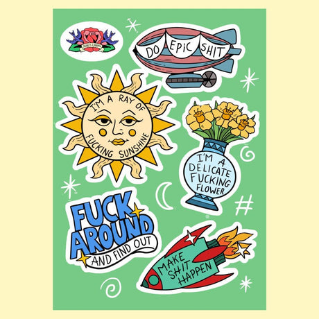 Make Shit Happen Sticker Sheet