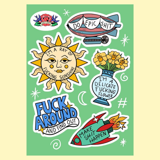 Make Shit Happen Sticker Sheet