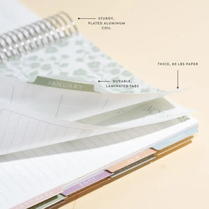 Erin Condren 7x9 Bouquet Vertical Life Planner - 12-month Dated 2026 Jan - Dec